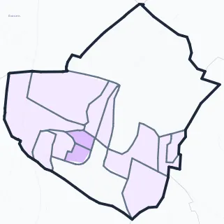 Carte de densité de population étudiante de Villiers-le-Bel
